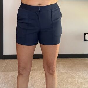 Puma Women's High Waist Navy Shorts